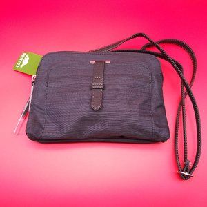 Roots 73 3 Zipper Crossbody Bag NWT